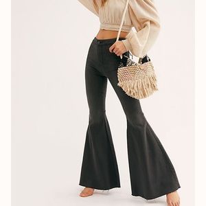 Black Free People flare jeans